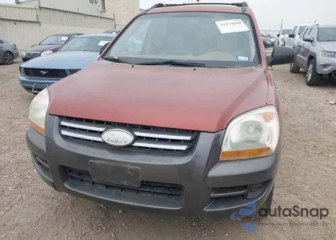 2007 Kia Sportage Lx from USA, damaged, VIN KNDJF724877442490